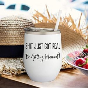 🎁 4/$25 🎁  NEW SASSY Cups Stainless Steel Wine Tumbler